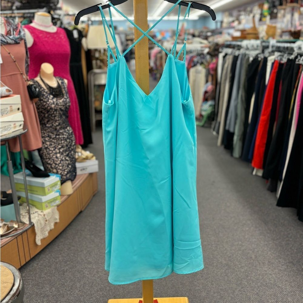 🛍️Loverichie Ladies Med Teal Sun Dress NEW